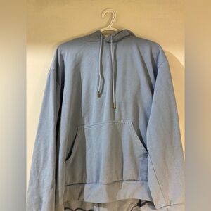 Light blue oversized hoodie from H&M